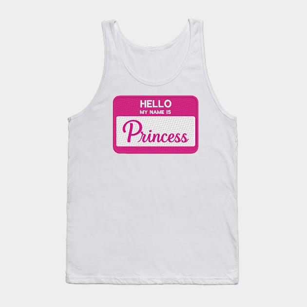 hello princess Tank Top by mystudiocreate